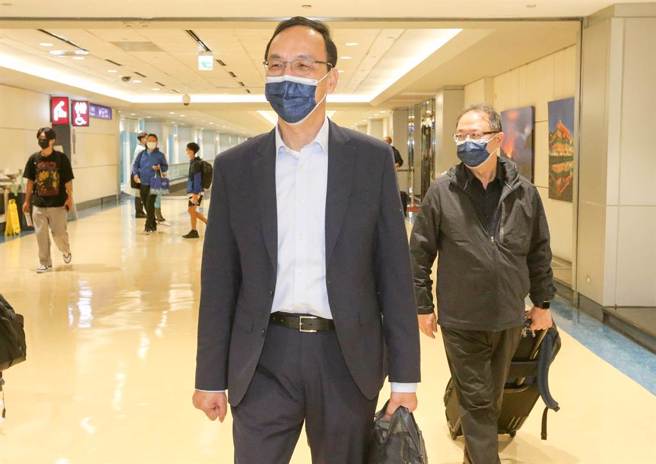 国民党主席朱立伦。（陈麒全摄）
