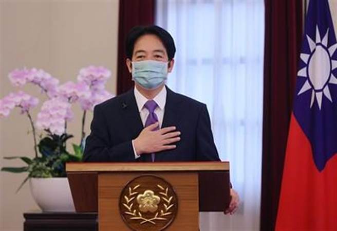 赖清德今天为全国中小企业总会「第15届第1次会员大会暨第14届国家磐石关怀奖章赠奖典礼」录制致词(总统府提供)