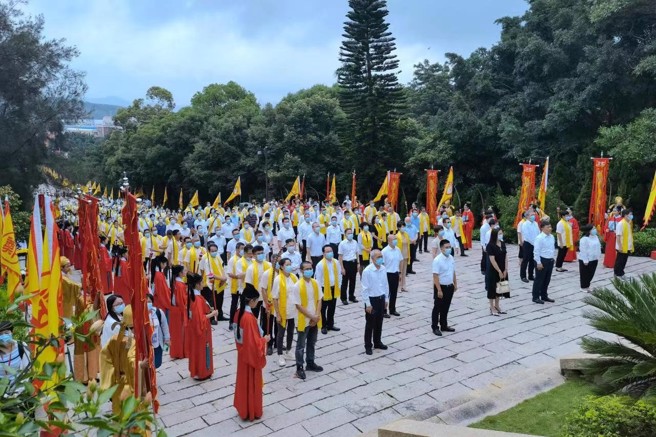 纪念郑成功收復臺湾360周年大会在福建泉州南安市举行。(照片/大会主办单位提供)