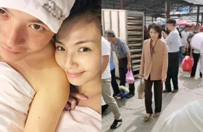 刘涛和王珂先前传出婚变被否认，近日网友在市场直击刘涛出没。（图／翻摄自学生王珂、新浪娱乐微博）