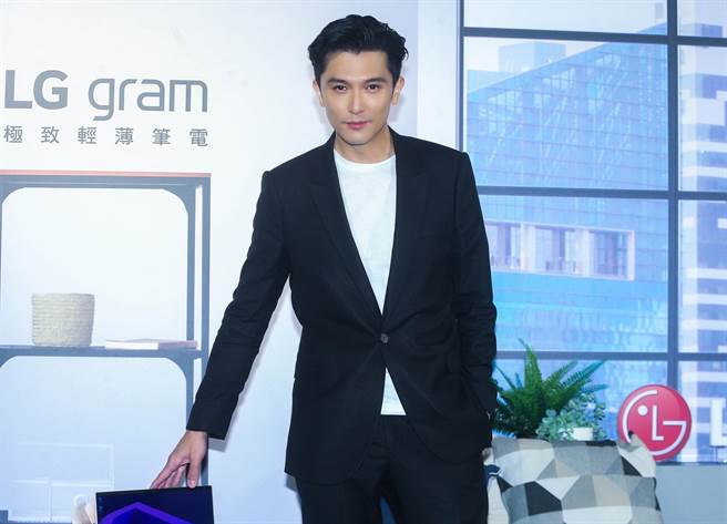 邱泽担任笔电品牌大使。（粘耿豪摄）