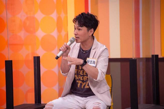 狄志为诉说 惊悚经验。（TVBS提供）