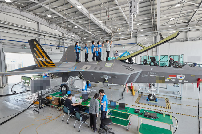 KF-21的004号原型机，可能是未来试飞用的原型机。(图/KAI)