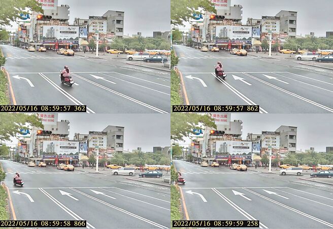 嘉义市去年首度导入科技执法，成效良好，今年从前20大易肇事路口中，挑出9处新设科技执法设备，希望能减少交通违规状况。（嘉义市警察局提供／吕妍庭嘉义传真）