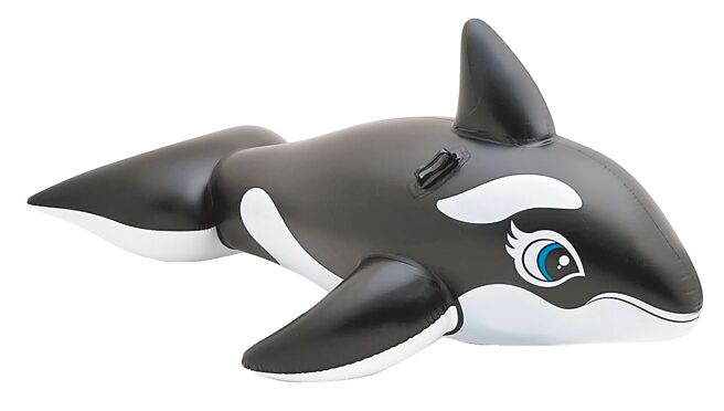 家乐福黑鲸坐骑，399元。（家乐福提供）