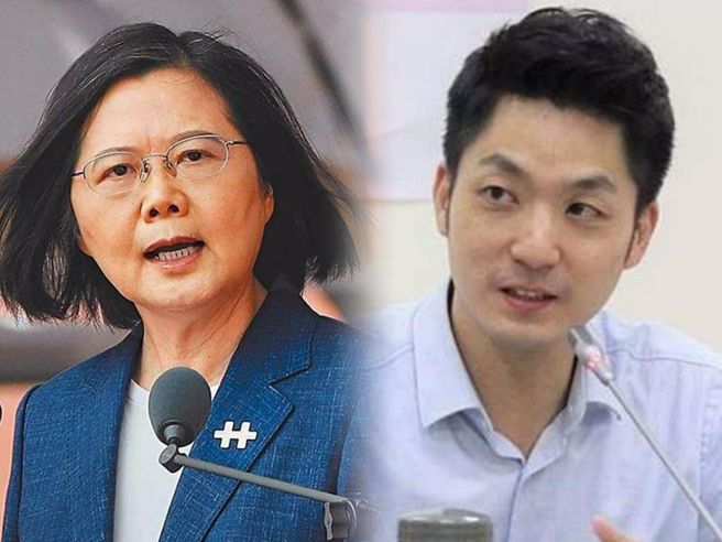 左起：总统蔡英文、国民党立委蒋万安。（合成图／素材取自本报系资料照、蒋万安脸书）