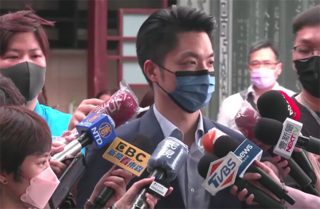 國民黨台北市長參選人蔣萬安。（摘自中時新聞網YT）