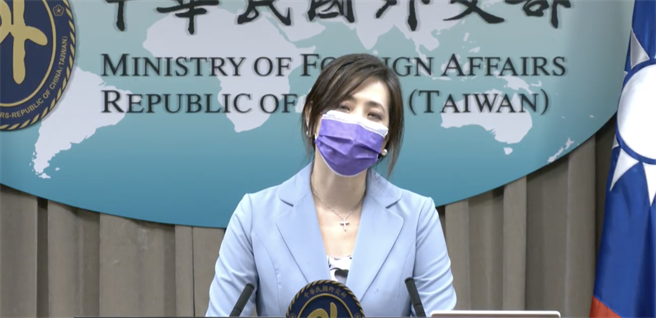 外交部发言人欧江安。（取自外交部直播）