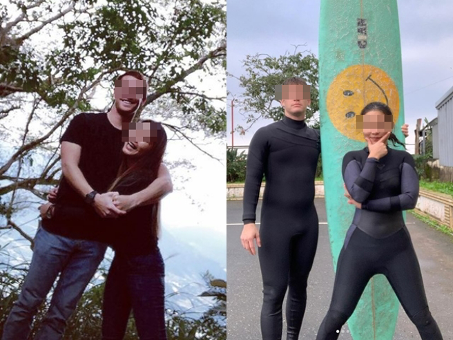 陈嫌的28岁妹妹同样死于火场，该妹妹Instagram曝光，阳光开朗的她准备今年与外国男友结婚，页面全是恩爱照。（翻摄自陈女Instagram）