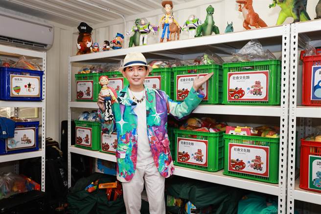 黄子佼今出席公益活动，挺二手玩具永续共享。（和泰产险提供）