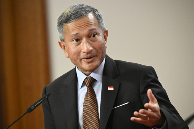 新加坡外交部長維文（Vivian Balakrishnan）。(圖/美聯社) 