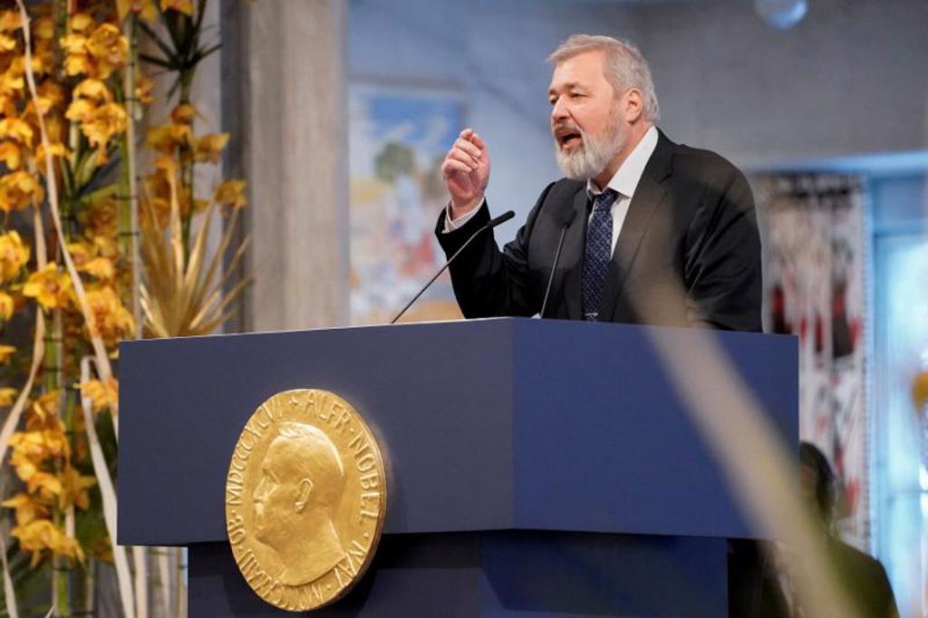 穆拉托夫将为乌克兰难民拍卖他的诺贝尔奖章。（图／路透社）(photo:ChinaTimes)