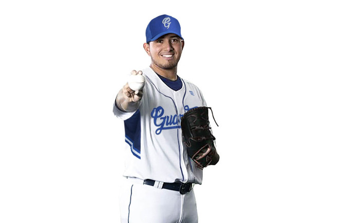 富邦悍将新洋投富蓝戈（Enderson Franco）。（富邦悍将提供）