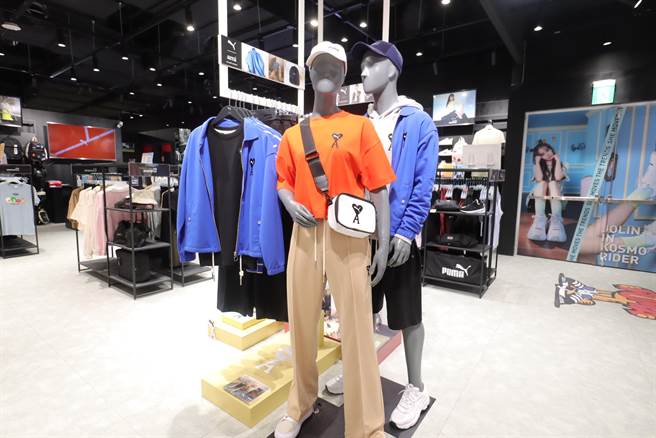 PUMA SELECT门市更独家提供与巴黎时装名品AMI联名系列商品，仅到6月底止。（宏匯广场提供）