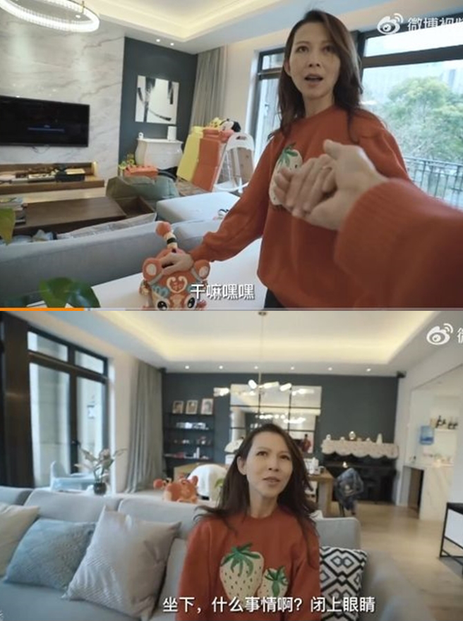 小红书上的房屋格局，和蔡少芬的房子有些相似。（图／微博）