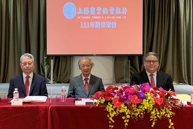 （上海商银股东常会通过配发现金股利1.8元。图／上海商银提供）