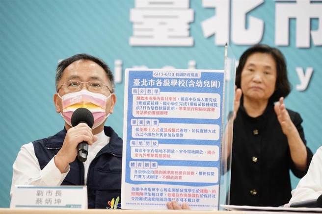 台北市副市长蔡炳坤。（资料照，北市府提供）