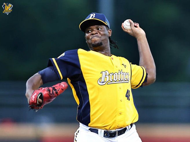 中信兄弟德保拉。（中信兄弟提供）