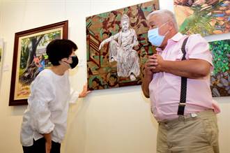 台東縣大自然油畫協會聯展 展出145幅多元作品