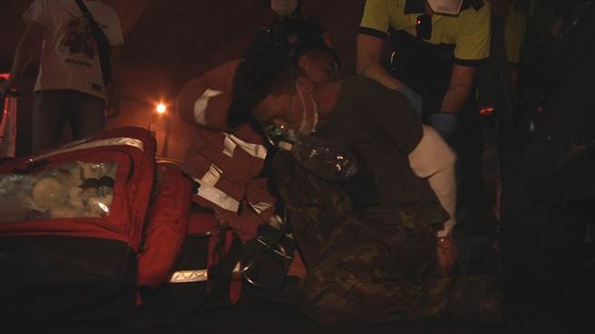 31岁陈彦翔因气管灼伤在加护病房做插管治疗，还无法说话接受警方侦讯。（民眾提供／王惠慧新竹传真）