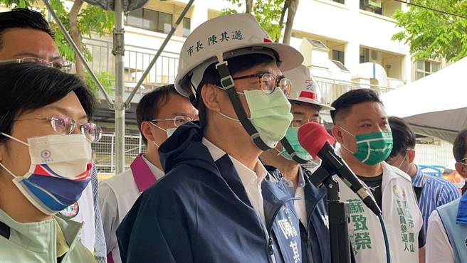 高雄市长陈其迈。（洪靖宜摄）