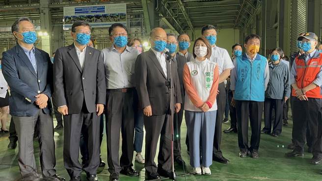 林智坚战桃园、潘孟安拚新北？苏揆：国人对他们有高度期待。(林和生摄)