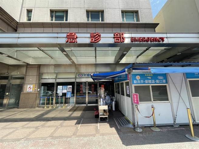林男与林女在代驾车上起争执，过程中2人持刀自残，林女最后伤重不治伤亡，图为医院示意图。（翻摄画面／蔡明亘桃园传真）