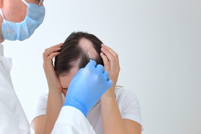 美FDA 首度核准圆秃症口服药 减缓毛囊发炎及落髮。(示意图/Shutterstock)