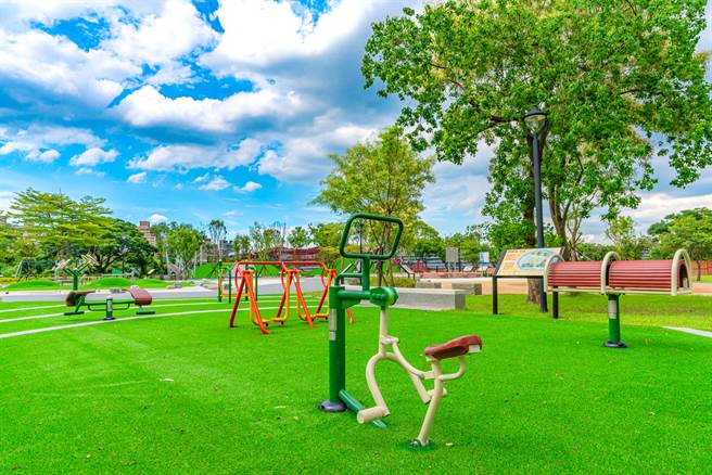 阳光运动园区重新规画改造。（高滩处提供／李奇叡新北传真）