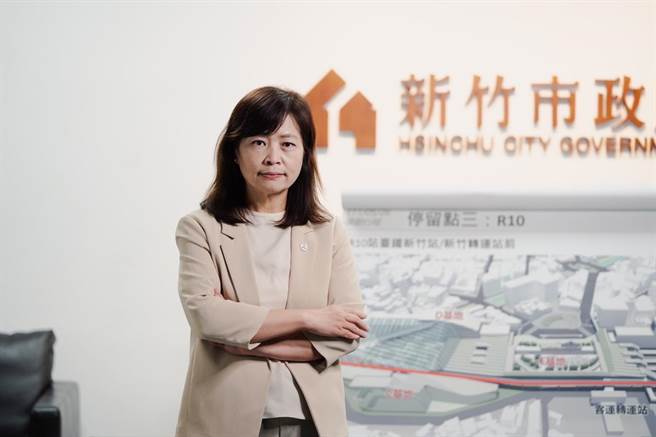 沈慧虹今表示，上周就讨论过入党，目前也送出申请书。（新竹市政府提供／王惠慧新竹传真）