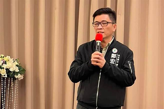 郑宏辉在脸书上贴文，祝福林智坚沈慧虹顺利当选。（取自郑宏辉脸书／罗浚滨新竹传真）