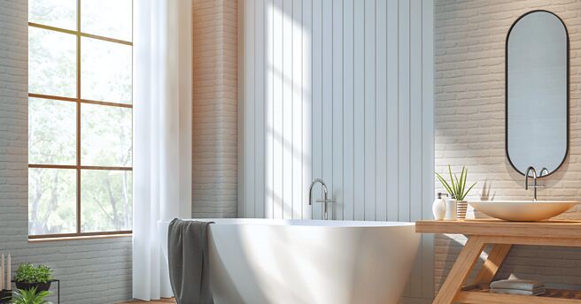 專家表示，可利用自然材質打造夢幻日間SPA空間。（21世紀不動產提供）