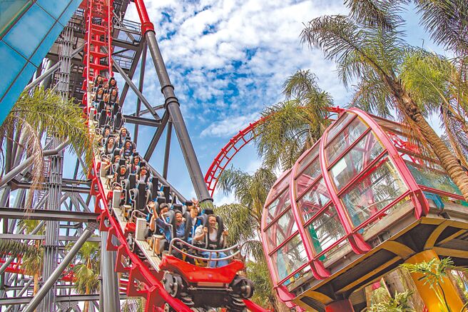 台中丽宝福容大饭店与台南晶英酒店合作的专案，房客可选择畅玩丽宝陆地乐园「探索世界」。（丽宝乐园渡假区提供）