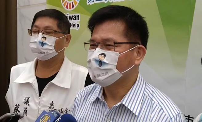 林佳龍今天受訪表示，每個人都有優點及限制，相信民進黨會推出最好的人選。（張亦惠攝）