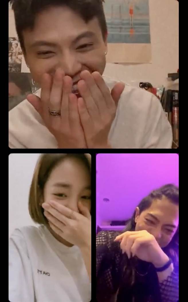 王净、颐原参与柯朋宇直播。（杉朋娱乐提供）