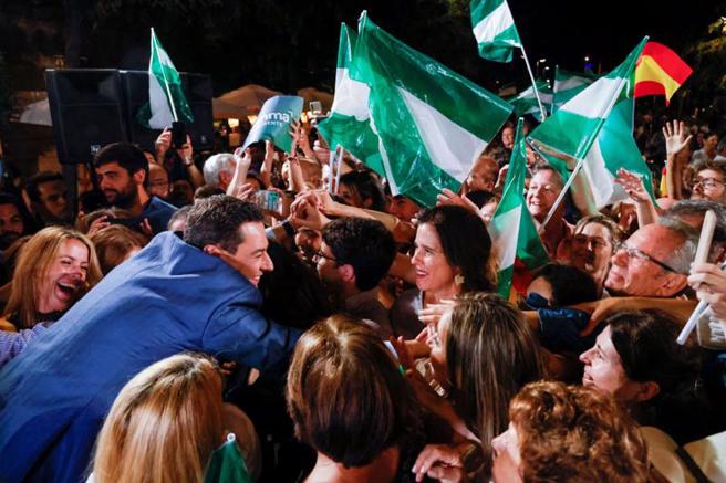 西班牙舉行地區選舉。（路透社）