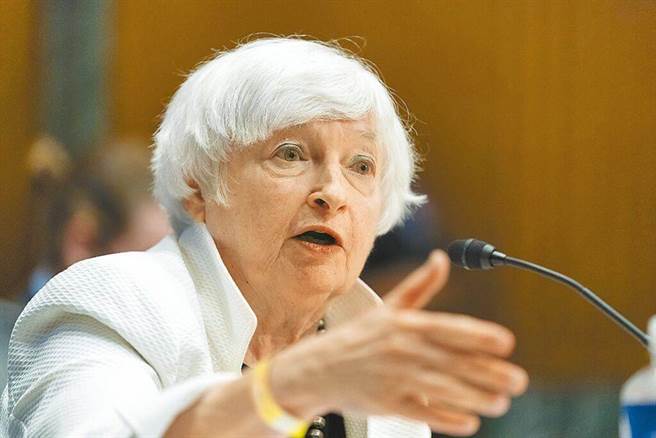 美国财政部长叶伦。（图／美联社）