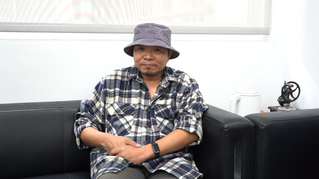 醒吾科大数位设计系连敏旭主任对于完成全台学界第一场大型虚拟偶像LIVE演出相当开心，欢迎有兴趣的同学加入数位设计系的行列。(照片/醒吾科大提供)