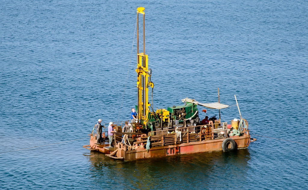 黑海克里米亚钻油平台的资料照。（达志影像/Shutterstock）(photo:ChinaTimes)