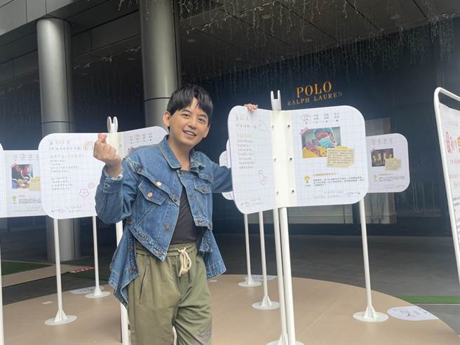 黃子佼今出席公益活動。（池宗玲攝）
