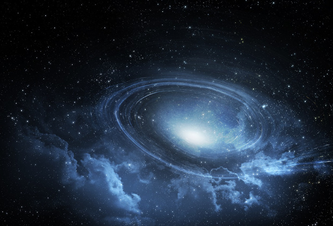 紐西蘭南島上空近日出現神秘的「螺旋星雲」，不少人猜測是外星人造訪留下的痕跡。(示意圖/達志影像)