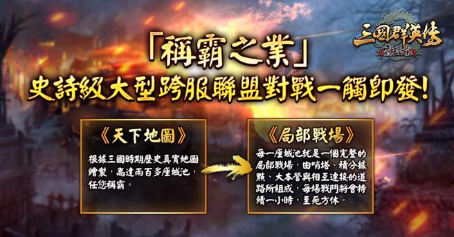 【称霸之业】令人血脉贲张的联赛制大型跨服联盟对战近期即将登场
