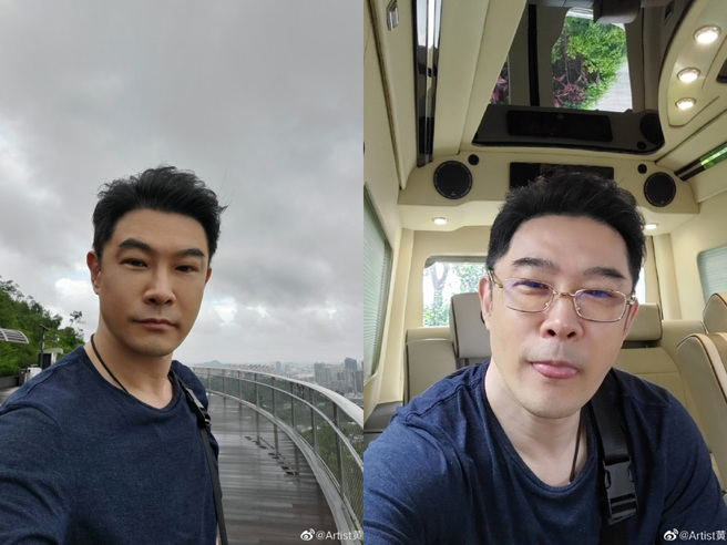 50岁黄维德脸蛋没太多变化。（图／微博@黄维德）