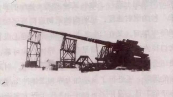 反导有3种路线，包括导弹反导、超级火炮反导与雷射反导。图为中共研究首座先锋号反导大炮。（图／新浪网）