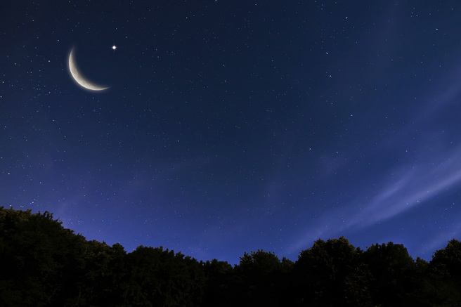 日本天文研究員拍下「行星連珠」的奇景，在網路上掀起一陣話題。(示意圖/達志影像)