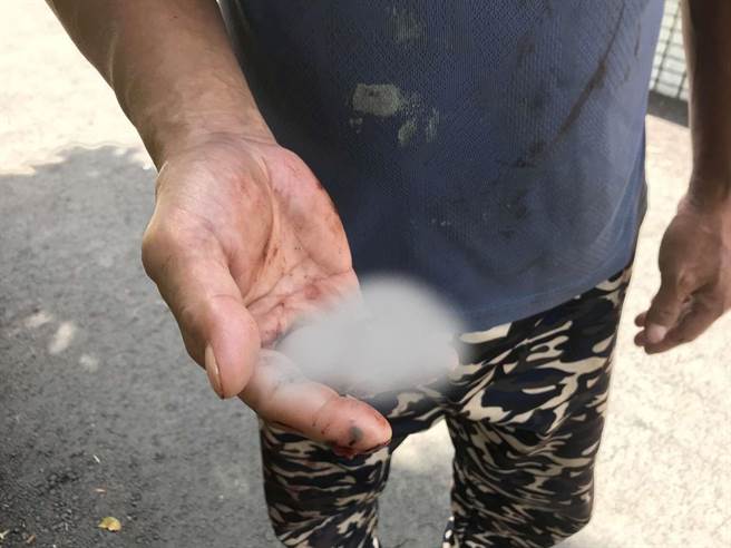 黃男坦承酒駕自撞，最後被依公共危險罪送辦。(民眾提供／吳建輝彰化傳真)