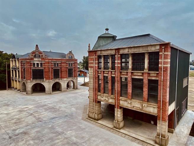 岸内影视基地的日据时期荣町场景。（台南市文化局提供／曹婷婷台南传真）