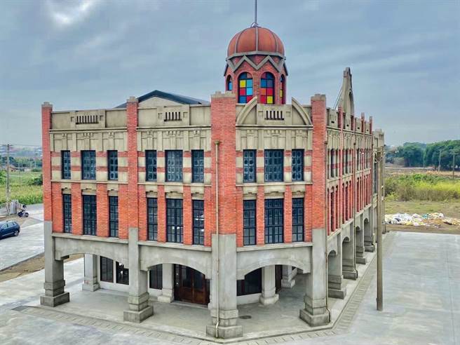 岸内影视基地的日据时期荣町场景。（台南市文化局提供／曹婷婷台南传真）