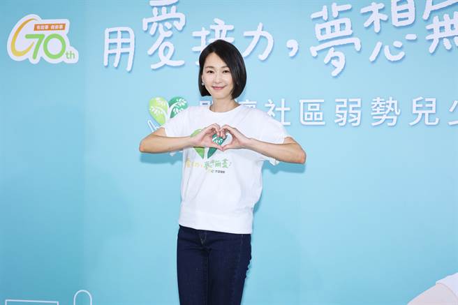 六月担任公益大使。（罗永铭摄）