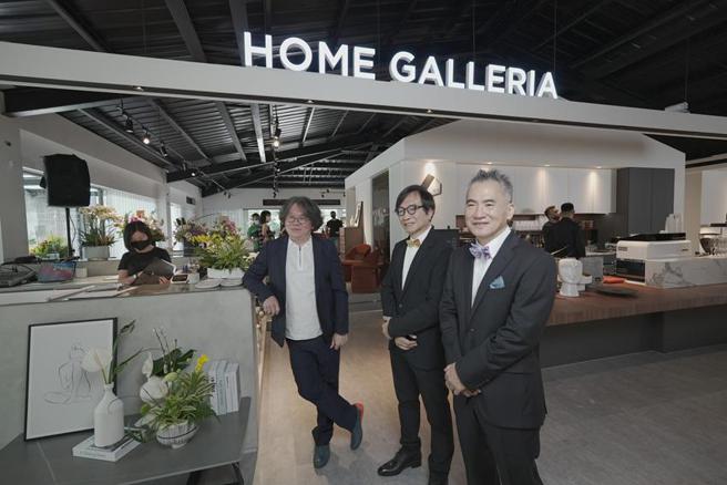 （「m!ix美室家居」总经理李晋豪表示陈国辉（中）与邓学中（右）是幕后两大推手。图／业者提供）